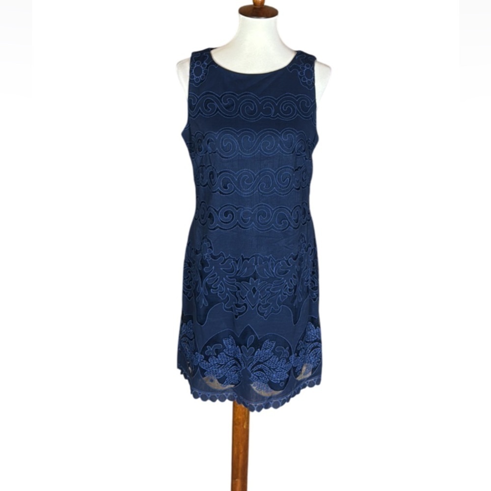 Eliza J navy blue sleeveless dress Size 10